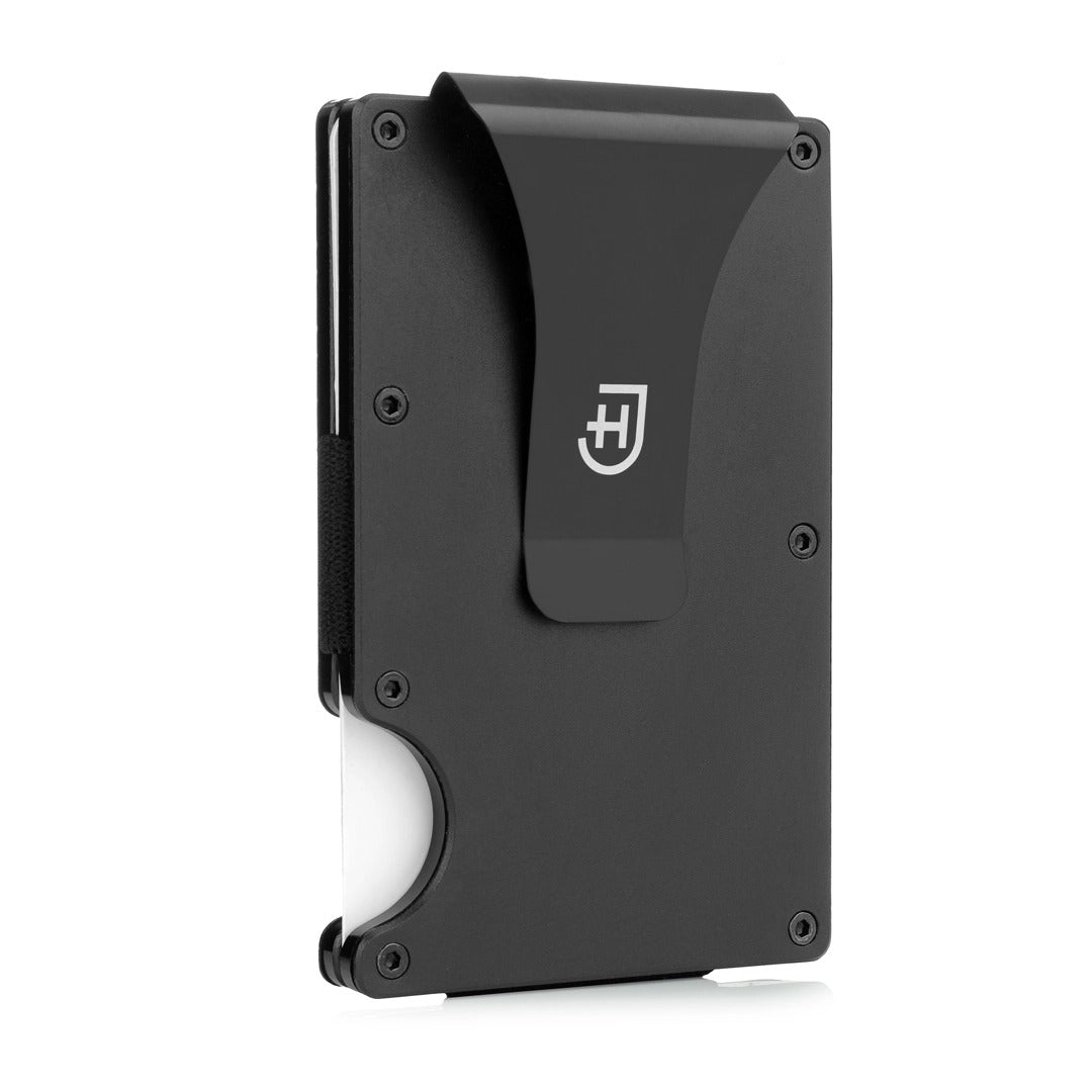 Kamea | James Hawk Case Wallet. Let og massivt aluminium. Plads til 12 kort og kontanter. Slank design. RFID-beskyttelse.
