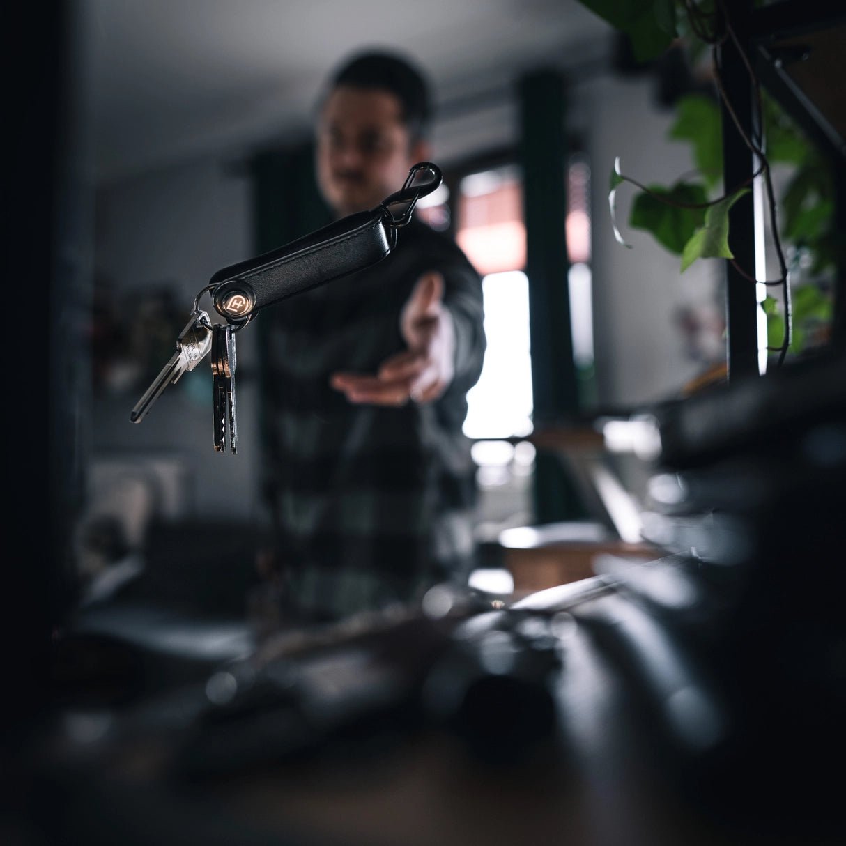 Kamea | James Hawk Key Organizer i naturlæder. Plads til 2-7 nøgler. Nem organisering af nøgler. Beskytter nøgler mod ridser.