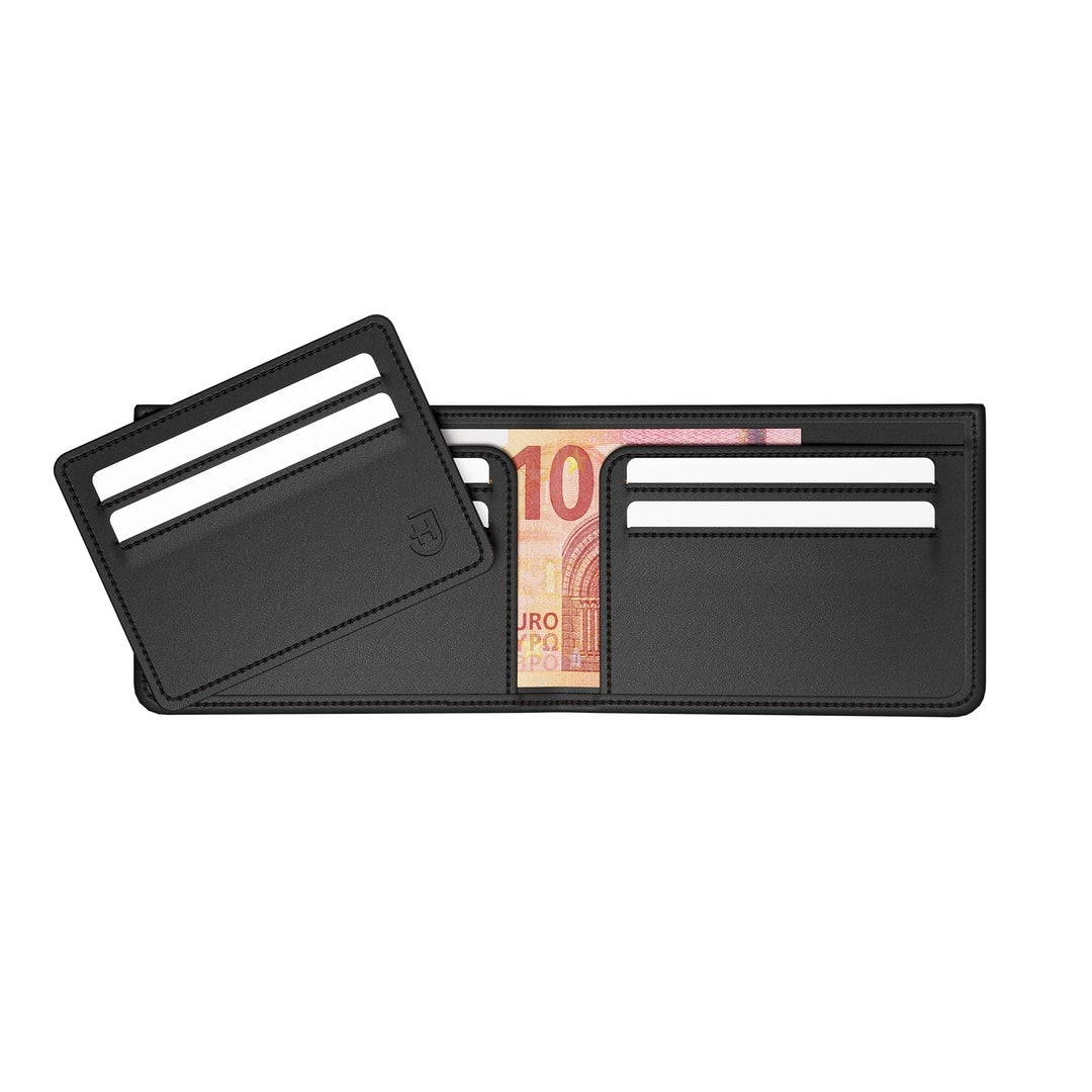 Kamea | James Hawk pung med magnetisk kortholder. Plads til 6 kort og sedler. 100% okselæder. Slank design. RFID-beskyttelse.