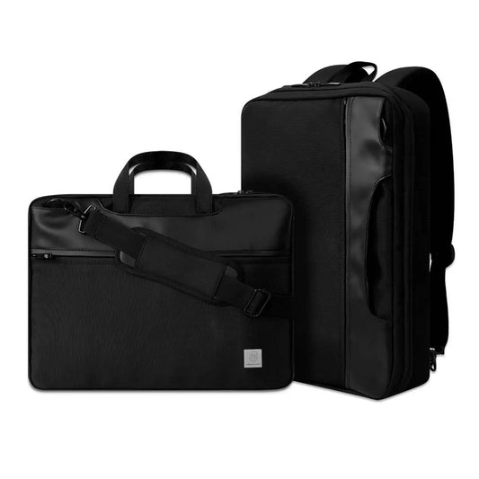 Kamea | James Hawk 2-i-1 rygsæk og laptoptaske. 180 graders åbning, USB-port. Justerbar skulderrem. Vandtæt materiale.