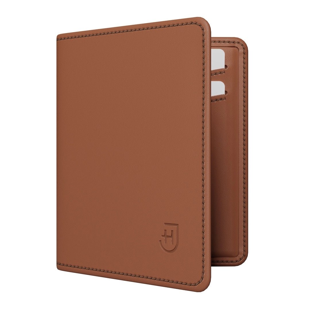 Kamea | James Hawk Elegant kortholder. 100% okselæder. Plads til 6 kort. Pull-tab system. Slankt design. RFID-beskyttelse.