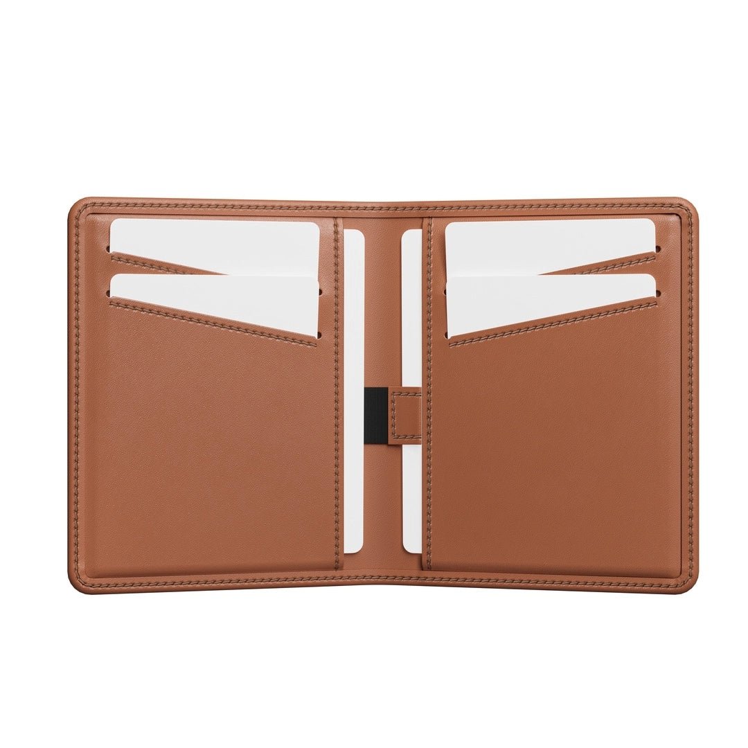 Kamea | James Hawk Elegant kortholder. 100% okselæder. Plads til 6 kort. Pull-tab system. Slankt design. RFID-beskyttelse.