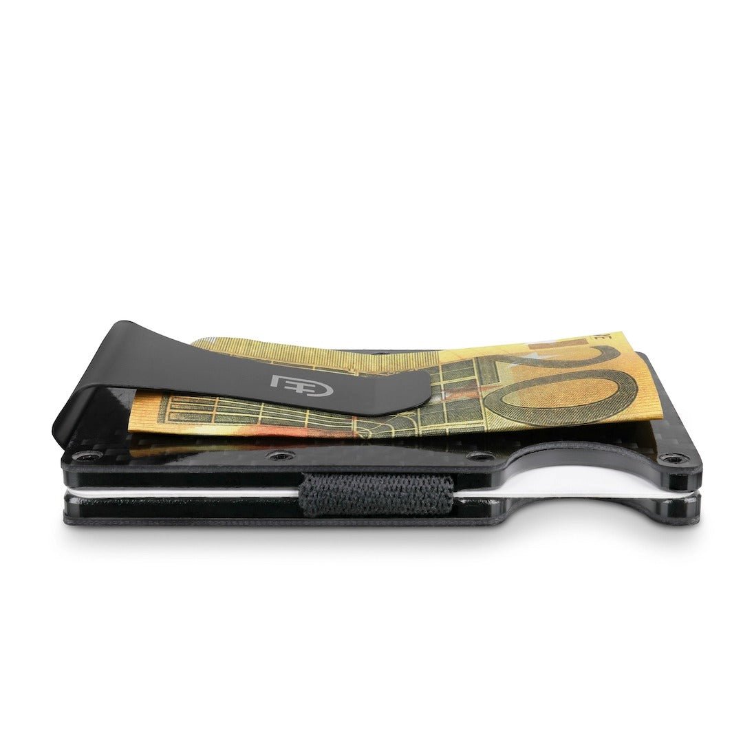 Kamea | James Hawk Case Wallet. Let og massivt aluminium. Plads til 12 kort og kontanter. Slank design. RFID-beskyttelse.