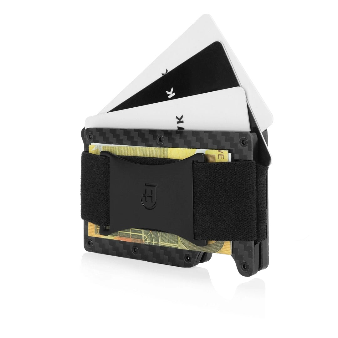 Kamea | James Hawk Case Wallet. Let og massivt aluminium. Plads til 12 kort og kontanter. Slank design. RFID-beskyttelse.