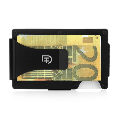 Kamea | James Hawk Case Wallet. Let og massivt aluminium. Plads til 12 kort og kontanter. Slank design. RFID-beskyttelse.