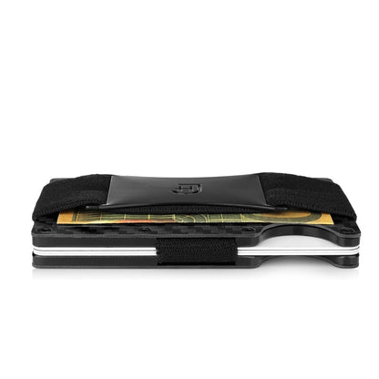 Kamea | James Hawk Case Wallet. Let og massivt aluminium. Plads til 12 kort og kontanter. Slank design. RFID-beskyttelse.