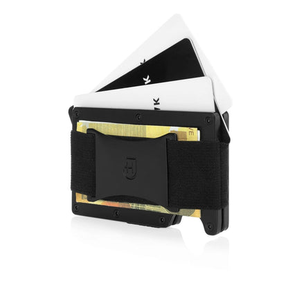Kamea | James Hawk Case Wallet. Let og massivt aluminium. Plads til 12 kort og kontanter. Slank design. RFID-beskyttelse.