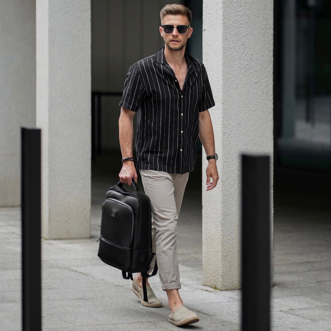 Kamea | James Hawk City Backpack. To separate rum, Smarte lommer. USB-port. RFID-beskyttelse. Ergonomisk og vandtæt design.
