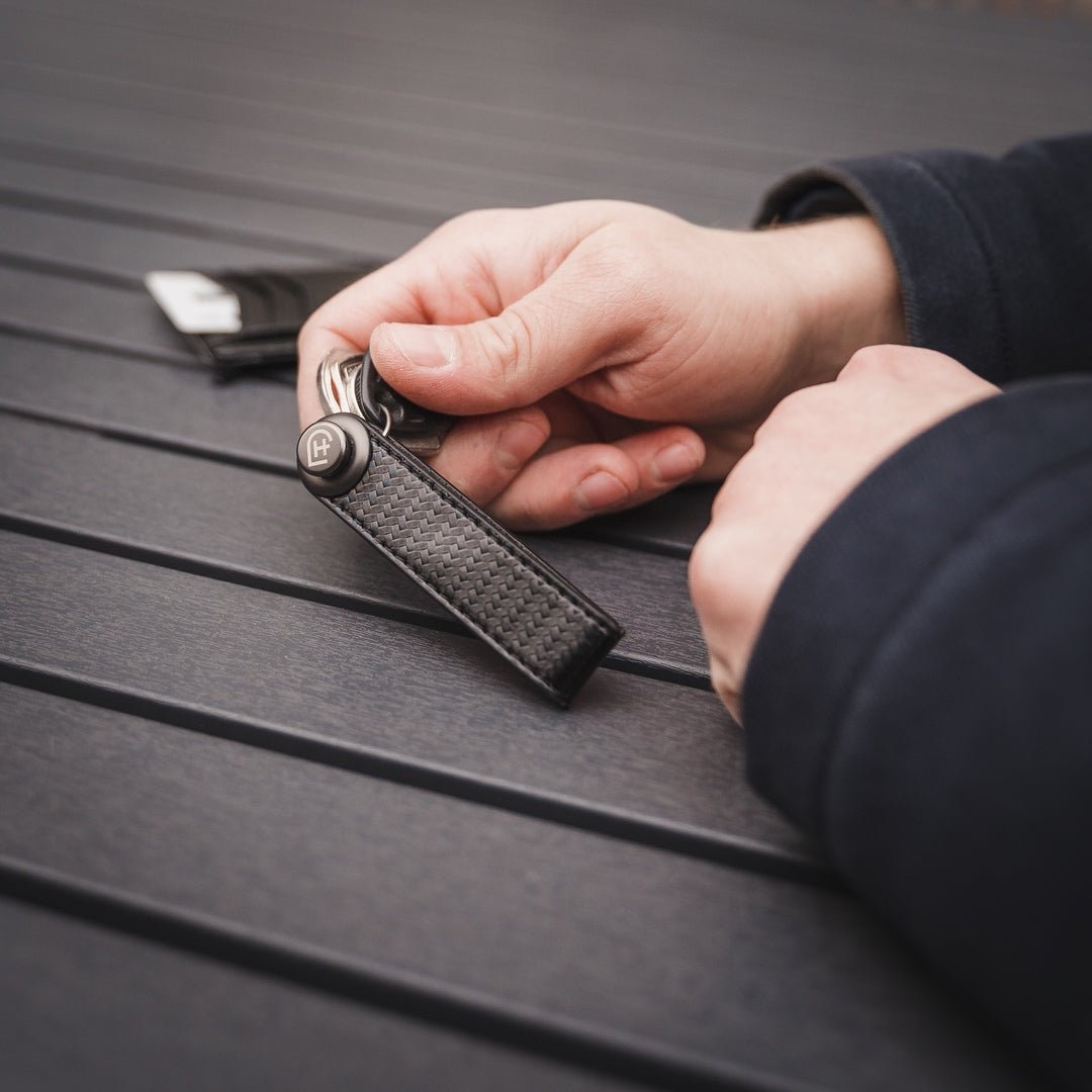 Kamea | James Hawk Key Organizer i naturlæder. Plads til 2-7 nøgler. Nem organisering af nøgler. Beskytter nøgler mod ridser.