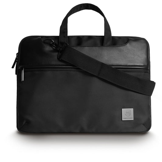 Kamea | James Hawk 2-i-1 taske og laptop-sleeve. Beskytter op til 13,3" bærbar. Udtrækkeligt håndtag. Justerbar skulderrem.