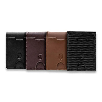 Kamea | James Hawk ultra tynd pung. Tykkelse på kun 1,5 cm. Plads til 9 kort og kontanter. RFID-beskyttelse.
