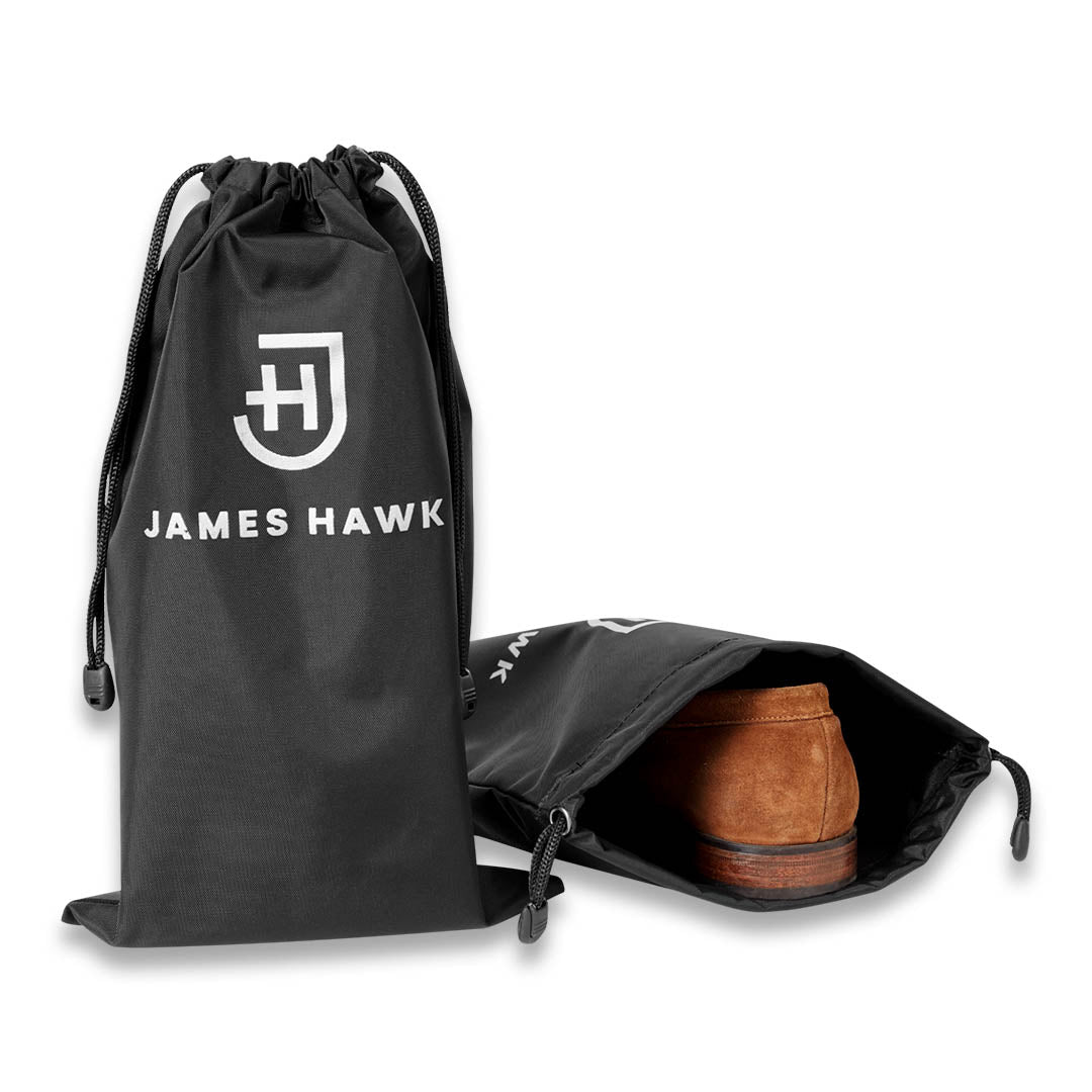 Kamea | James Hawk rejsesæt. Skoovertræk og vasketøjspose til organisering af bagage. Lynlås lukning. Vandtæt materiale.